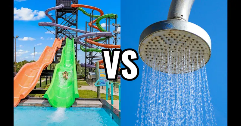 Cold Shower vs. Water Park