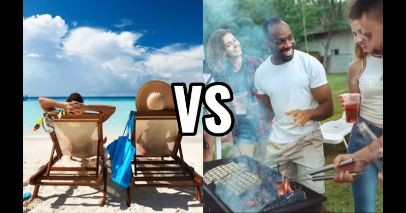 Backyard BBQ/Cookout vs. Beach Day