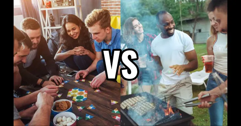 Backyard BBQ/Cookout vs. Game Night
