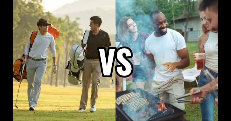 Backyard BBQ/Cookout vs. Golf