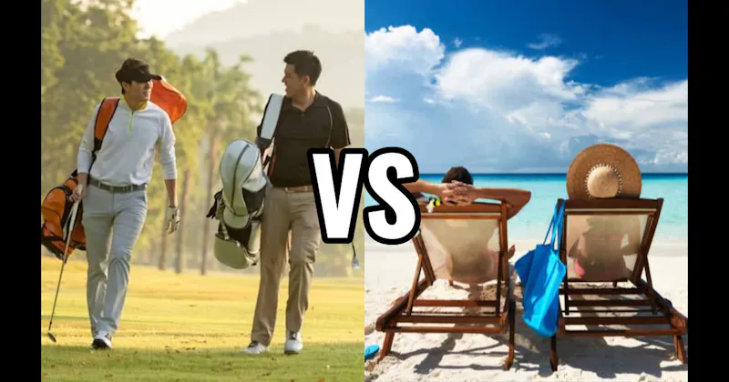 Beach Day vs. Golf
