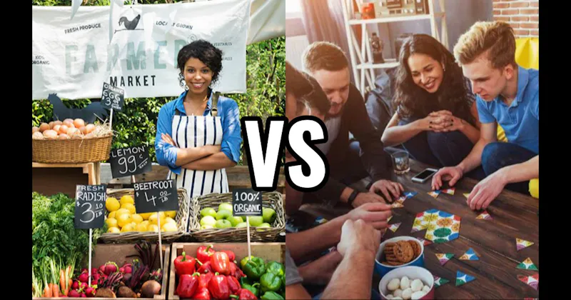 Farmers Market vs. Game Night