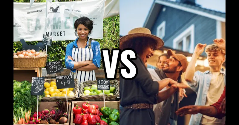 Farmers Market vs. House Party