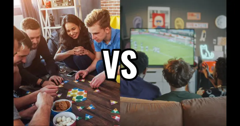 Game Night vs. Watching Live Sports