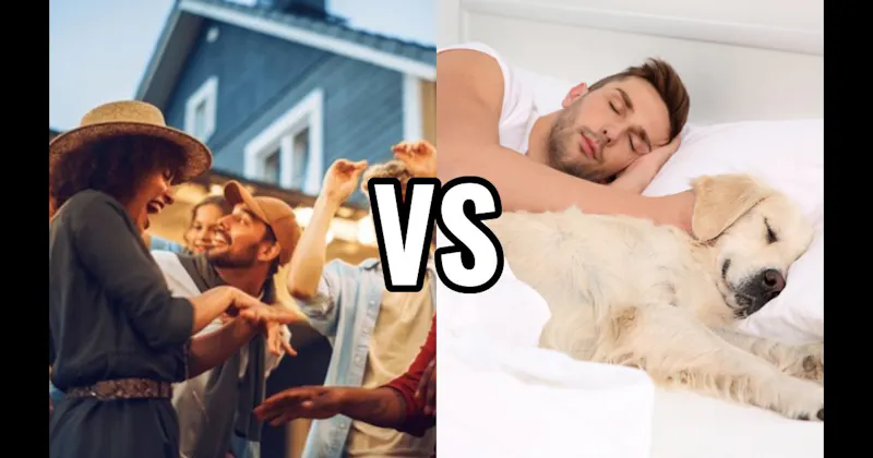 House Party vs. Sleeping In