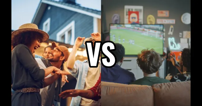 House Party vs. Watching Live Sports