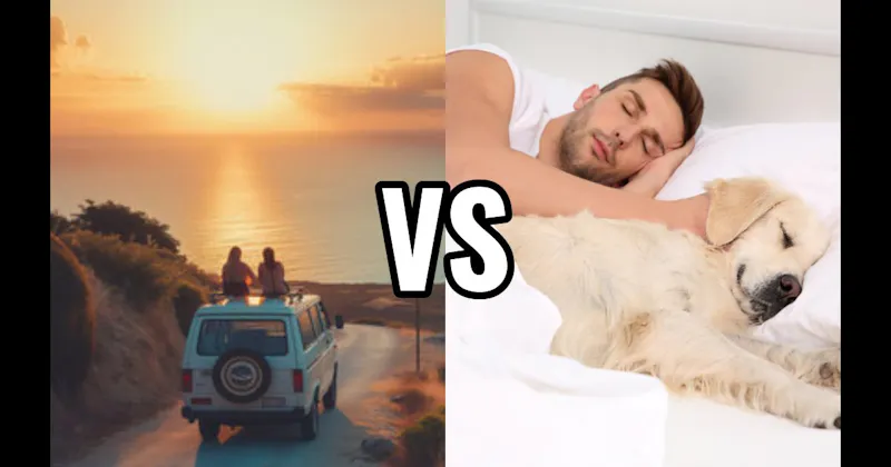 Road Trip vs. Sleeping In