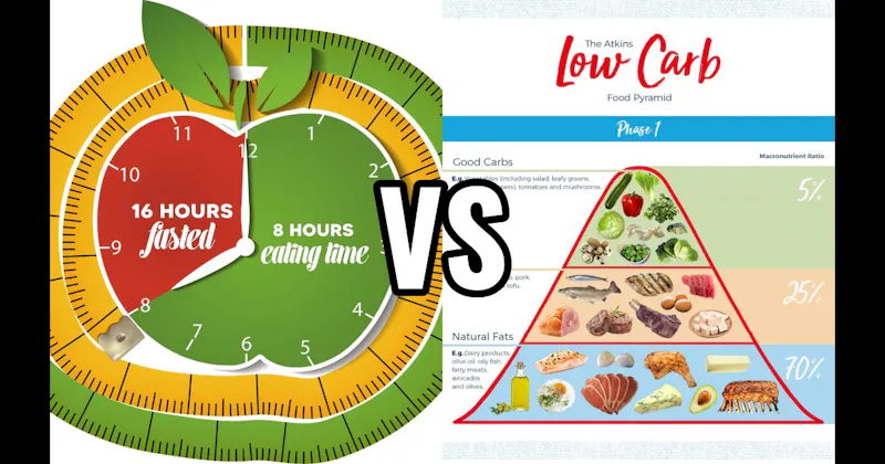 Intermittent Fasting vs. Low-Carb Diet (Atkins, Keto, etc.)