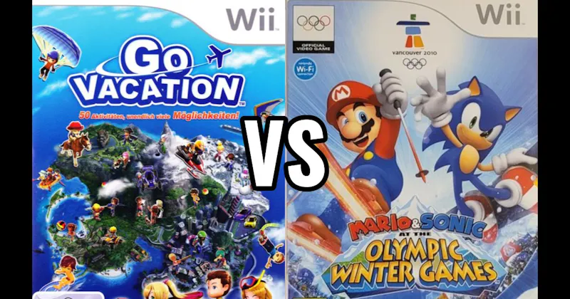 Go Vacation vs. Mario & Sonic at the Olympic Winter Games
