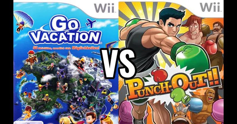 Go Vacation vs. Punch-Out!! (Wii)