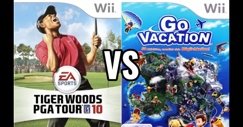 Go Vacation vs. Tiger Woods PGA Tour 10