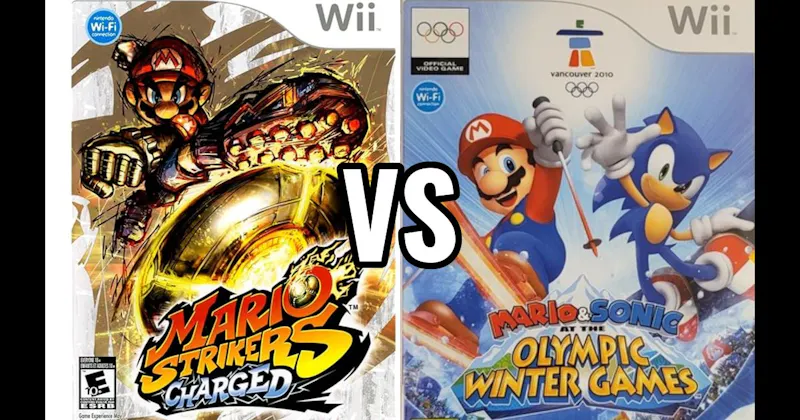 Mario & Sonic at the Olympic Winter Games vs. Mario Strikers Charged