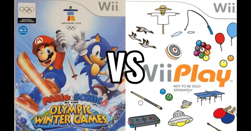 Mario & Sonic at the Olympic Winter Games vs. Wii Play