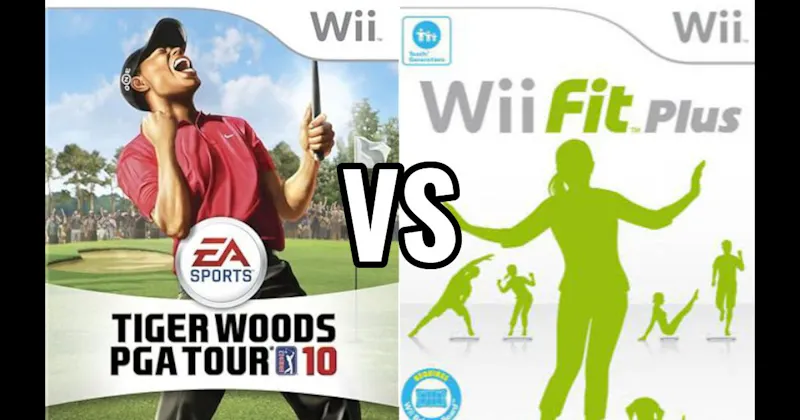 Tiger Woods PGA Tour 10 vs. Wii Fit Plus
