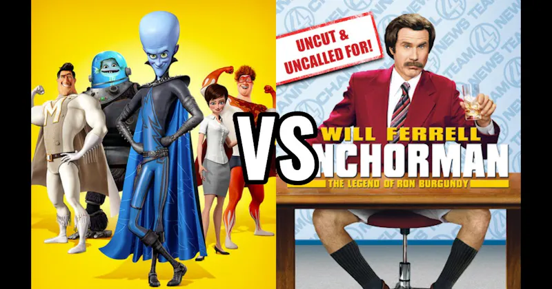 Anchorman: The Legend of Ron Burgundy vs. Megamind