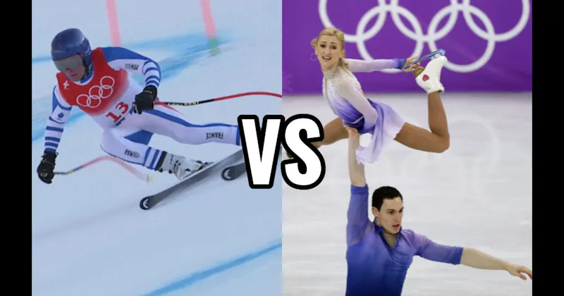Alpine Skiing vs. Figure Skating