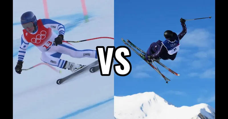 Alpine Skiing vs. Freestyle Skiing