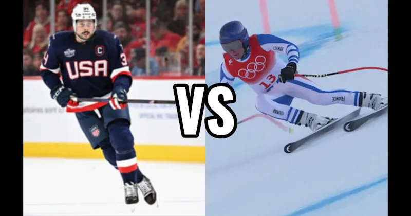 Alpine Skiing vs. Ice Hockey