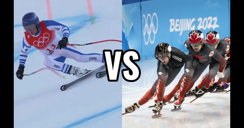 Alpine Skiing vs. Short Track Speed Skating