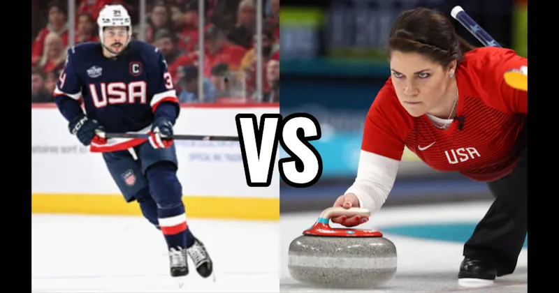 Curling vs. Ice Hockey