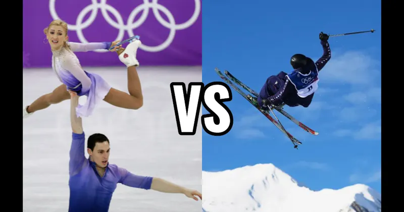 Figure Skating vs. Freestyle Skiing