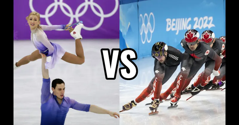 Figure Skating vs. Short Track Speed Skating