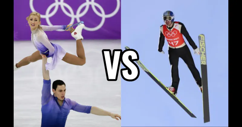 Figure Skating vs. Ski Jumping