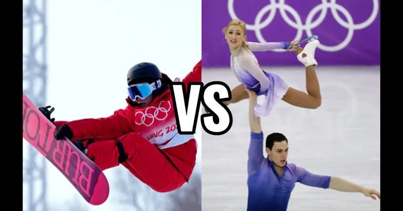Figure Skating vs. Snowboarding