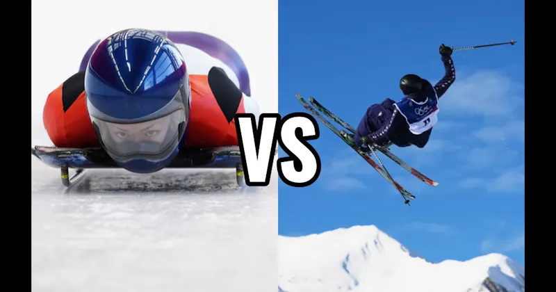 Freestyle Skiing vs. Skeleton