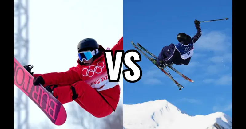 Freestyle Skiing vs. Snowboarding