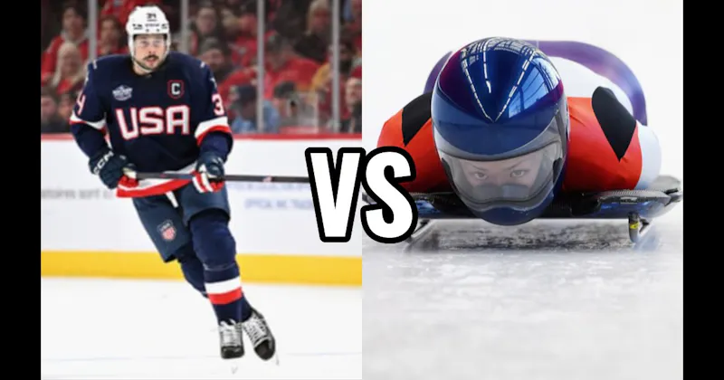 Ice Hockey vs. Skeleton