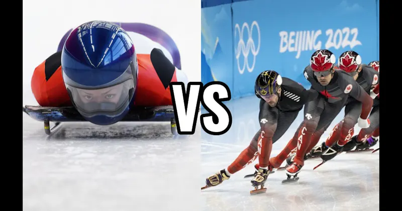 Short Track Speed Skating vs. Skeleton