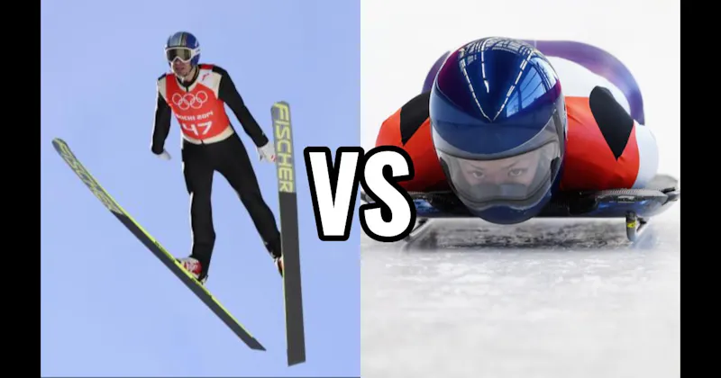 Skeleton vs. Ski Jumping