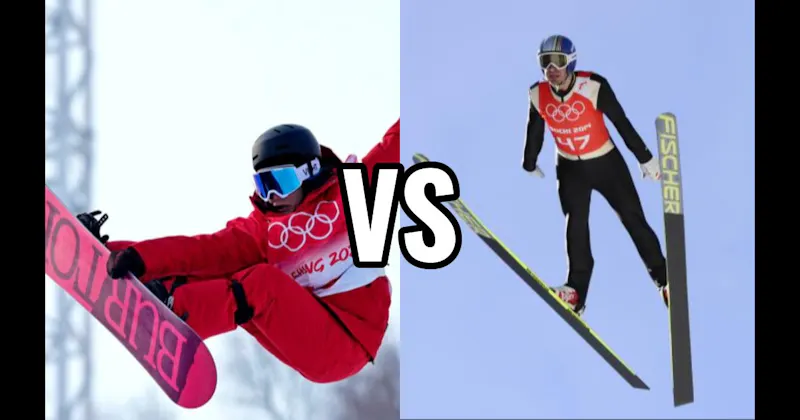 Ski Jumping vs. Snowboarding