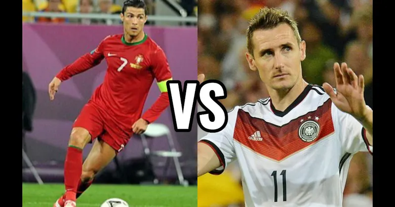 Cristiano Ronaldo vs. Miroslav Klose