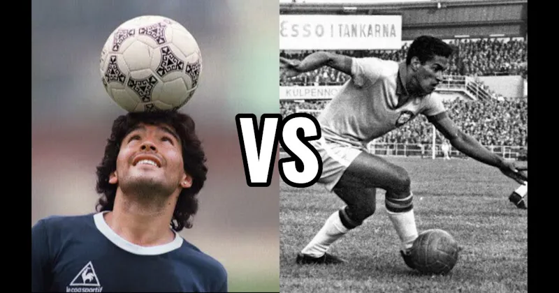 Diego Maradona vs. Garrincha