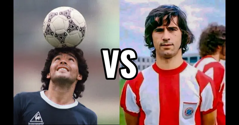 Diego Maradona vs. Gerd Müller