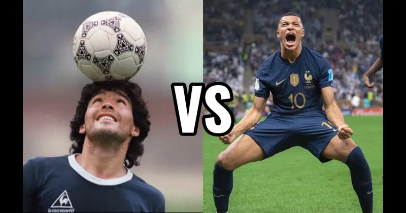 Diego Maradona vs. Kylian Mbappé