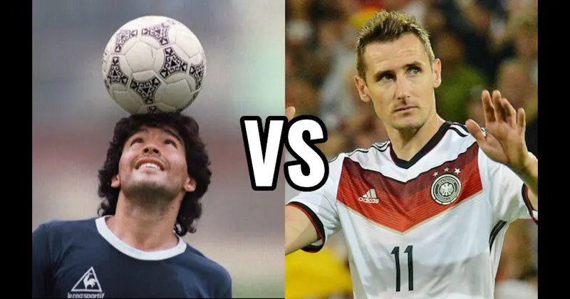 Diego Maradona vs. Miroslav Klose