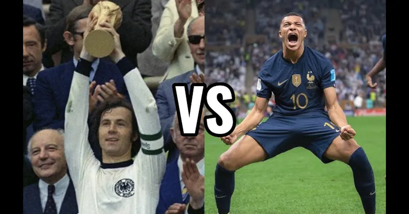 Franz Beckenbauer vs. Kylian Mbappé