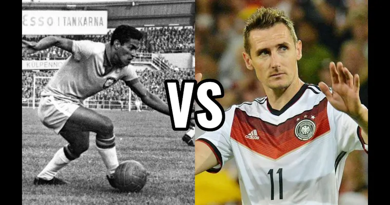 Garrincha vs. Miroslav Klose