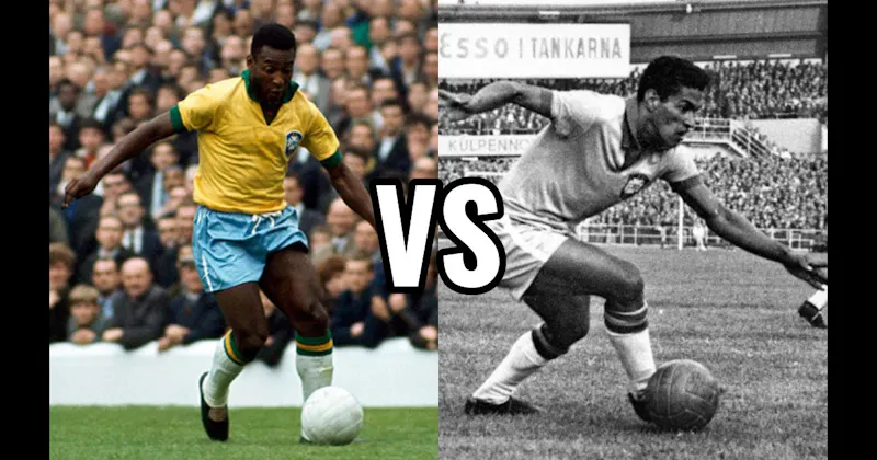 Garrincha vs. Pelé