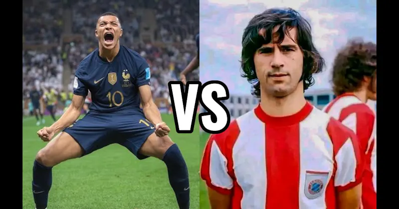 Gerd Müller vs. Kylian Mbappé