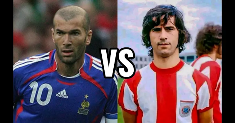 Gerd Müller vs. Zinedine Zidane