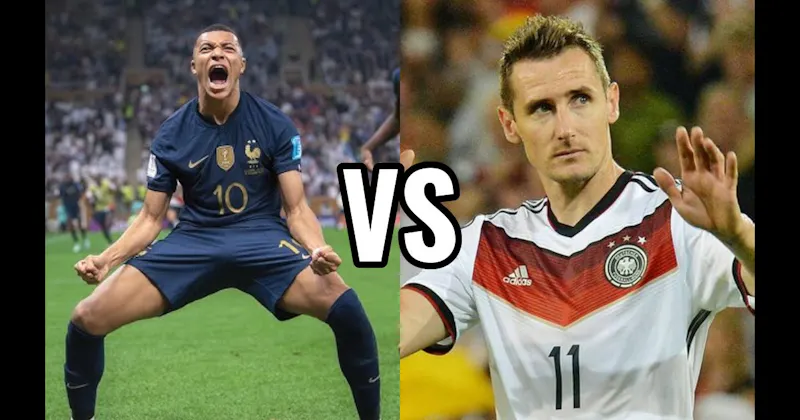 Kylian Mbappé vs. Miroslav Klose