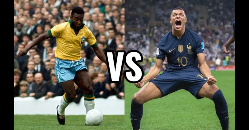 Kylian Mbappé vs. Pelé