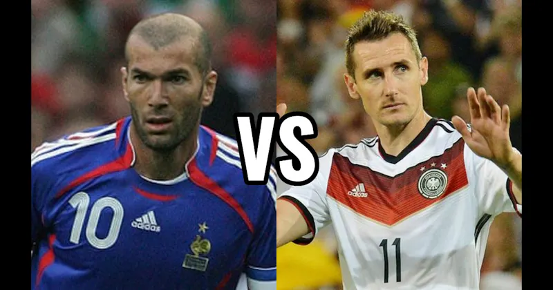 Miroslav Klose vs. Zinedine Zidane