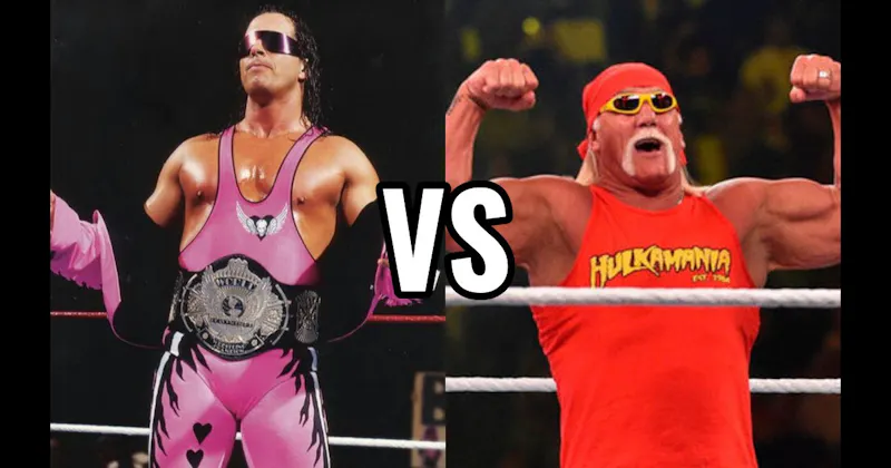 Bret "The Hitman" Hart vs. Hulk Hogan