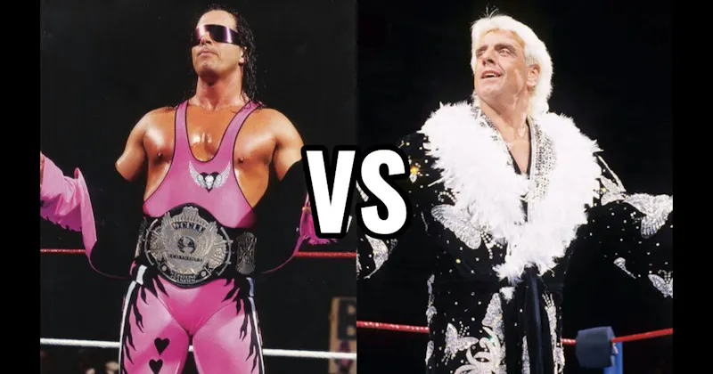 Bret "The Hitman" Hart vs. Ric Flair