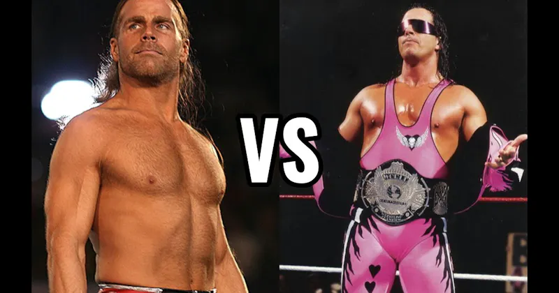 Bret "The Hitman" Hart vs. Shawn Michaels